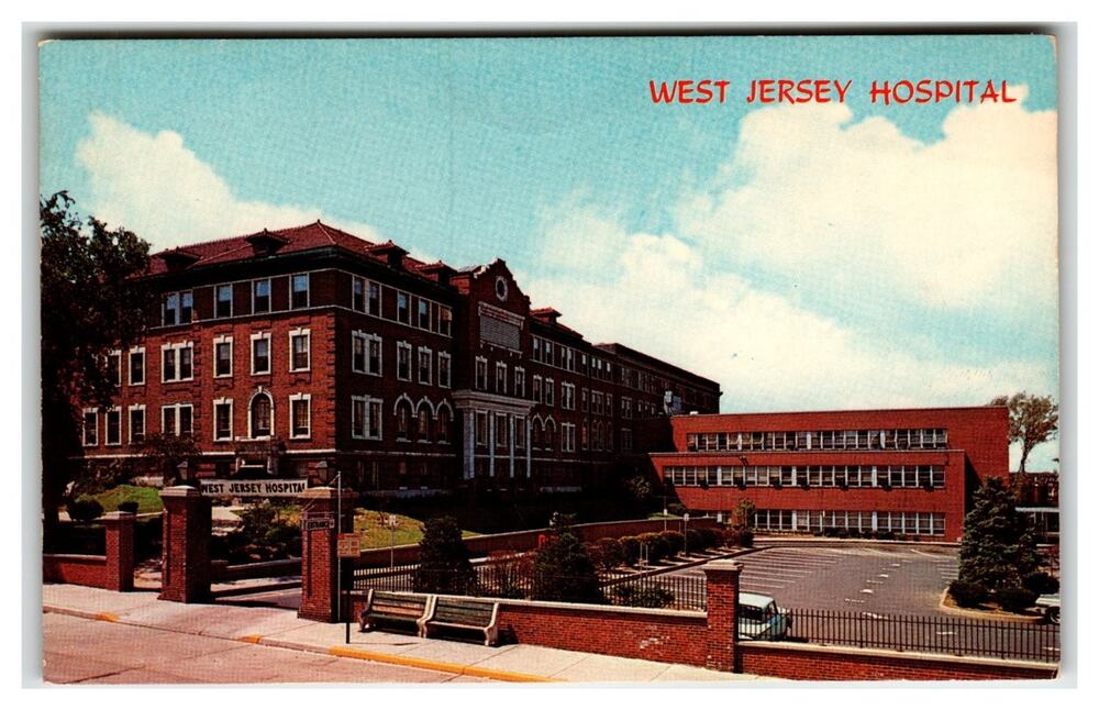 West Jersey Hospital Camden, NJ Vintage Postcard WYCO Mount Ephraim Ave.